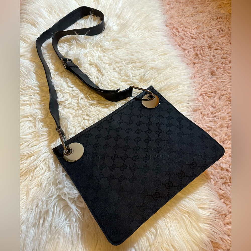 Gucci Eclipse Square Crossbody With Authentication - image 1